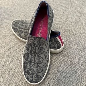 Rothy’s The Sneaker in Grey Stone Snake (Size 9)